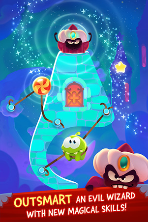 Om Nom learns some new tricks in Cut the Rope: Magic